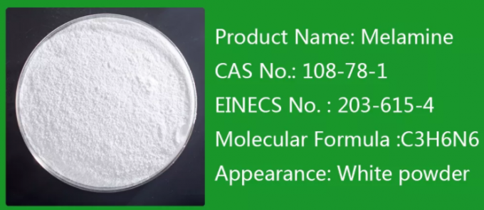 EINECS 203-615-4 Tripolycyanamide , 99.8 Minim Purity Melamine পাউডার 0