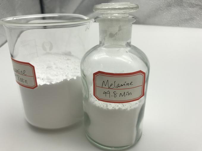 99.8 মিনিট বিশুদ্ধ মেলামাইন পাউডার MSDS COA সার্টিফিকেটেড CAS 108-78-1 2