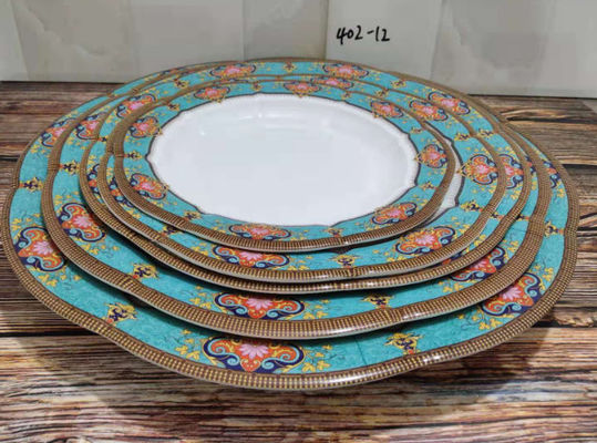 ভালো দাম রান্নাঘর পরিবেশন বাটি জন্য কাস্টম হোয়াইট Melamine ডিনারওয়্যার সেট অনলাইন