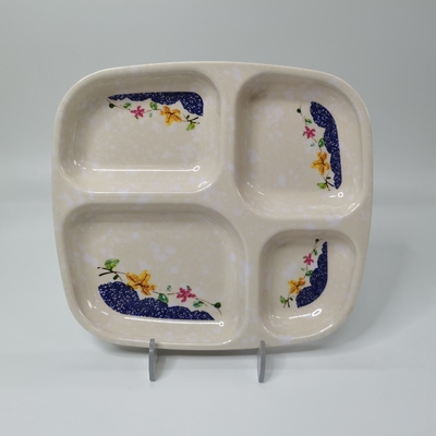 ভালো দাম অনেক গ্রিড মাইক্রোওয়েভ নিরাপদ মেলামাইন প্লেট পার্টি এবং সংগ্রহের জন্য সেট করে অনলাইন