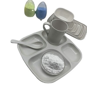 ভালো দাম Plastic Raw Material Melamine Powder For Melamine Formaldehyde Resin অনলাইন
