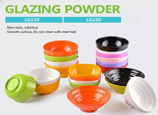 LG110/220/250 শিল্প মেলামাইন গ্লেজিং পাউডার ল্যামিনেট এবং ডেকোরেটিভ প্যানেলের জন্য চমৎকার সারফেস স্থায়িত্ব এবং উজ্জ্বলতা নিশ্চিত করে