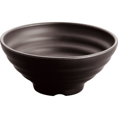 ভালো দাম পাইকারি অটুট মেলামাইন ডিনারওয়্যার সেট ডিশওয়াশার নিরাপদ পরিবেশ-বান্ধব কালো ম্যাট প্লেট এবং বাটি অনলাইন